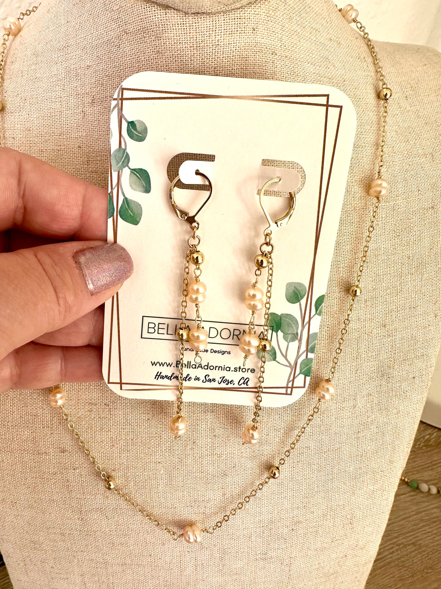 Golden Hour Grace Earrings | Gold Filled Earrings Collection by Bella Adornia