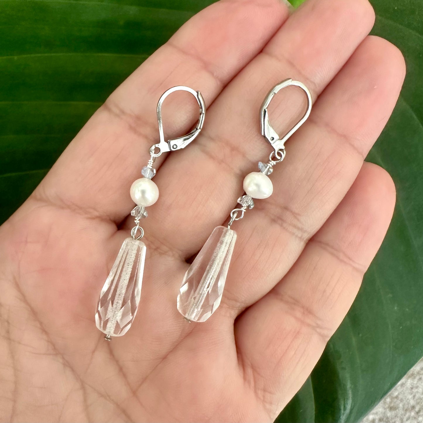 Gilded Raindrops | Crystal Earrings Collection by Bella Adornia
