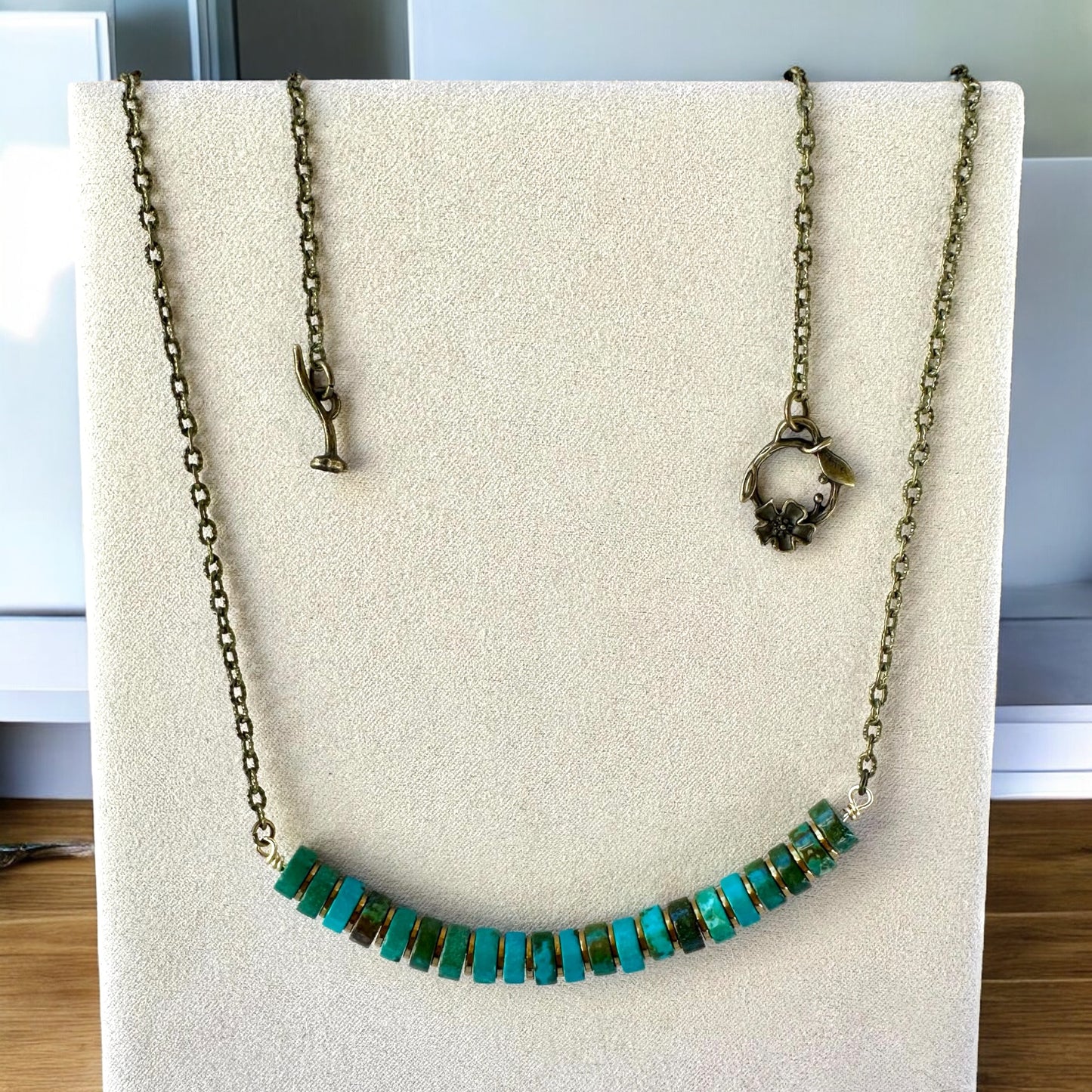 Turquoise Horizon Necklace | Gemstone Collection by Bella Adornia