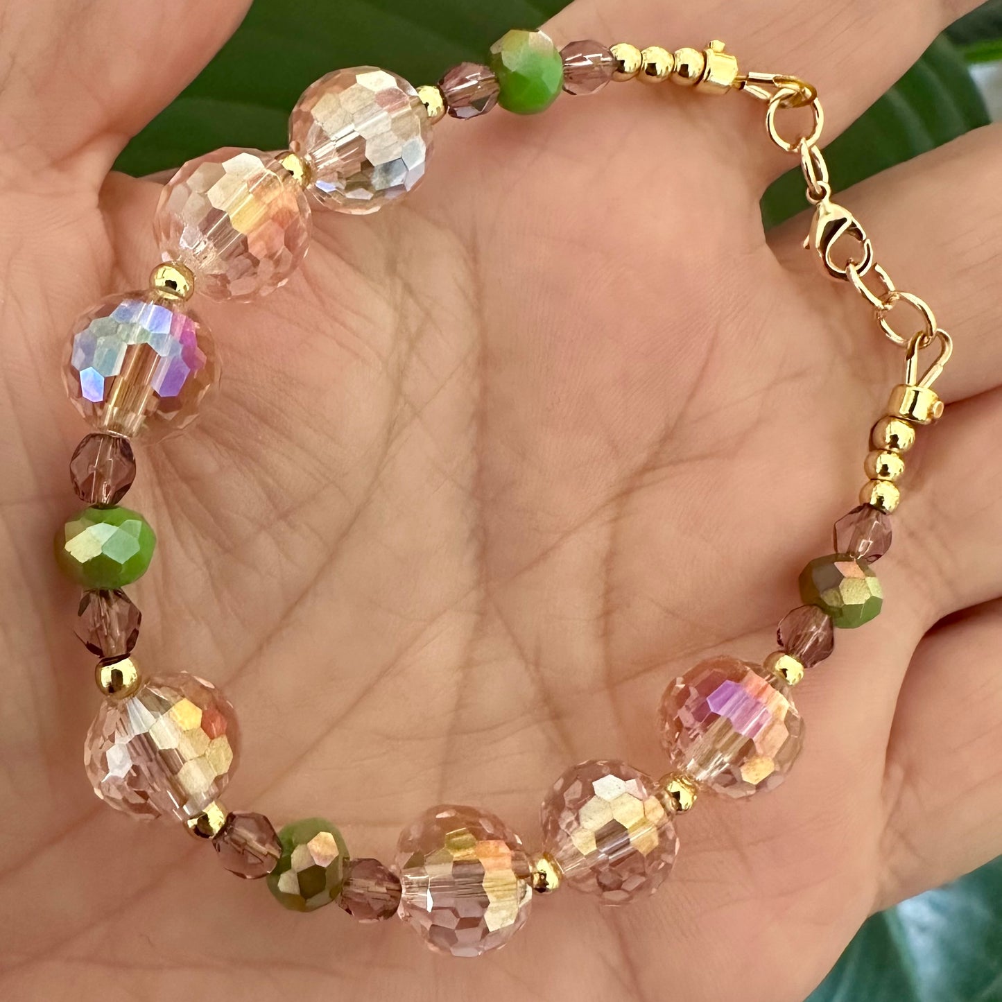 Blush & Bloom Crystal Bracelet
