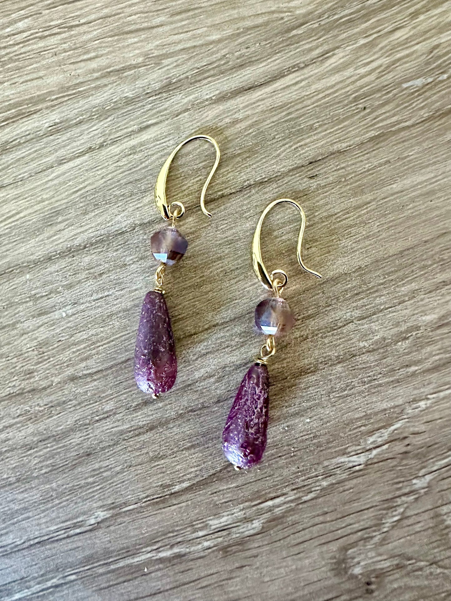Gilded Raindrops | Crystal Earrings Collection by Bella Adornia
