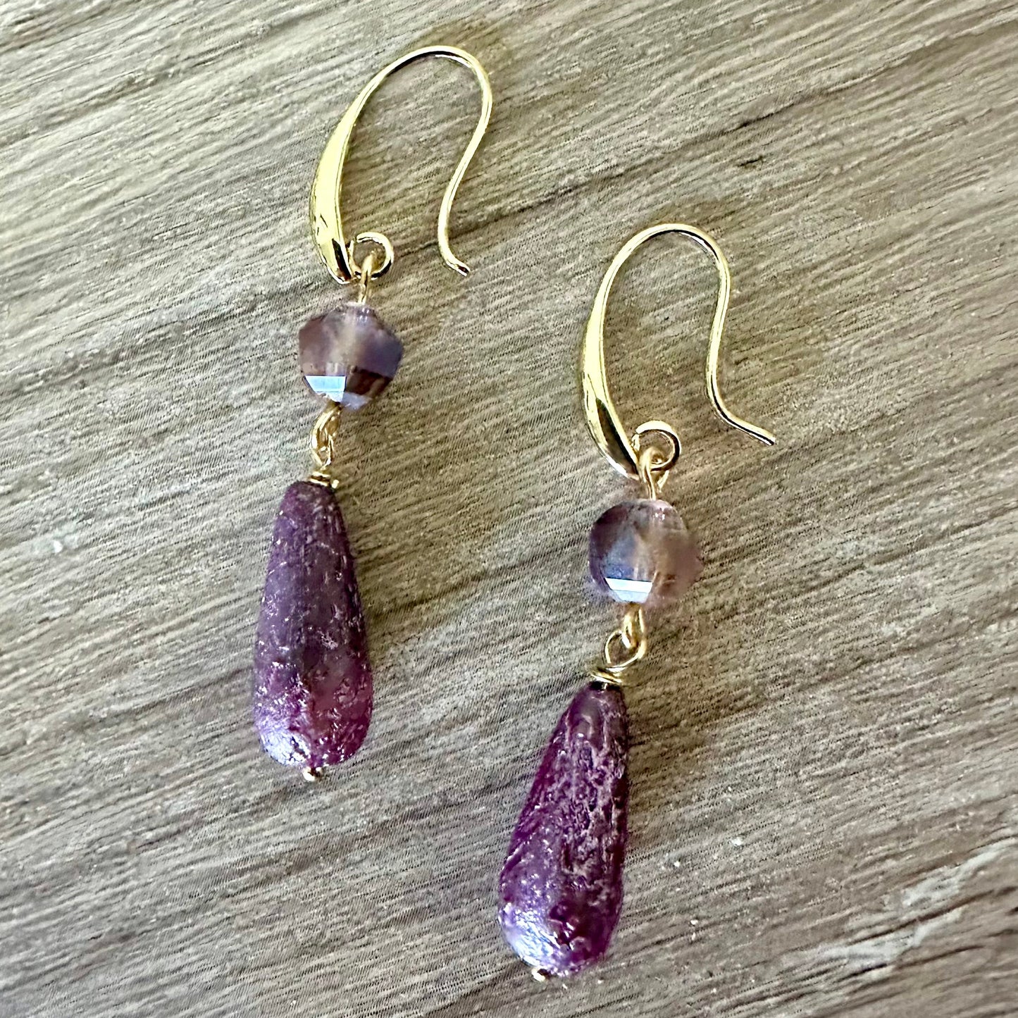 Gilded Raindrops | Crystal Earrings Collection by Bella Adornia