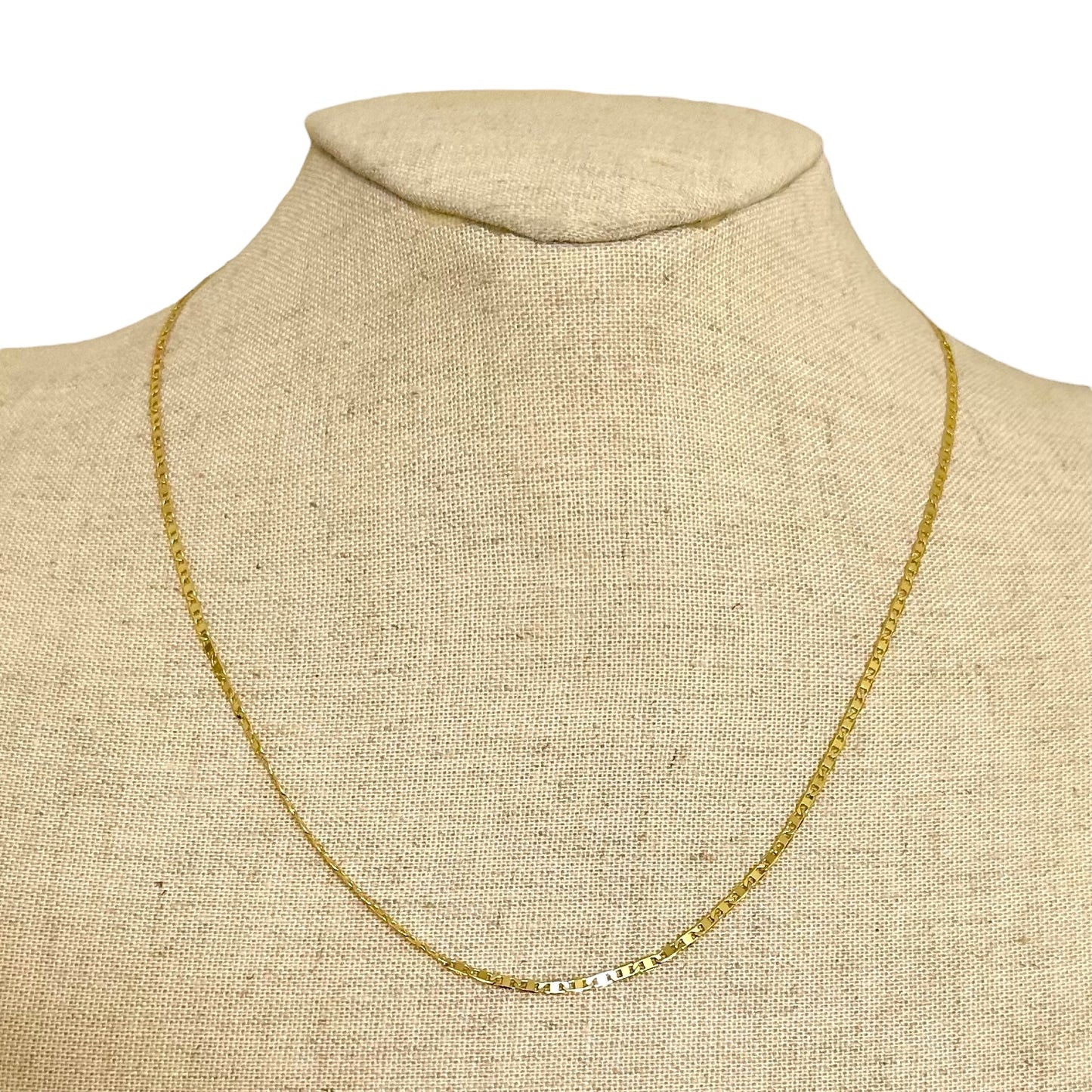 2.0 mm Flat Chain Necklace | Gold Filled Collection by Bella Adornia
