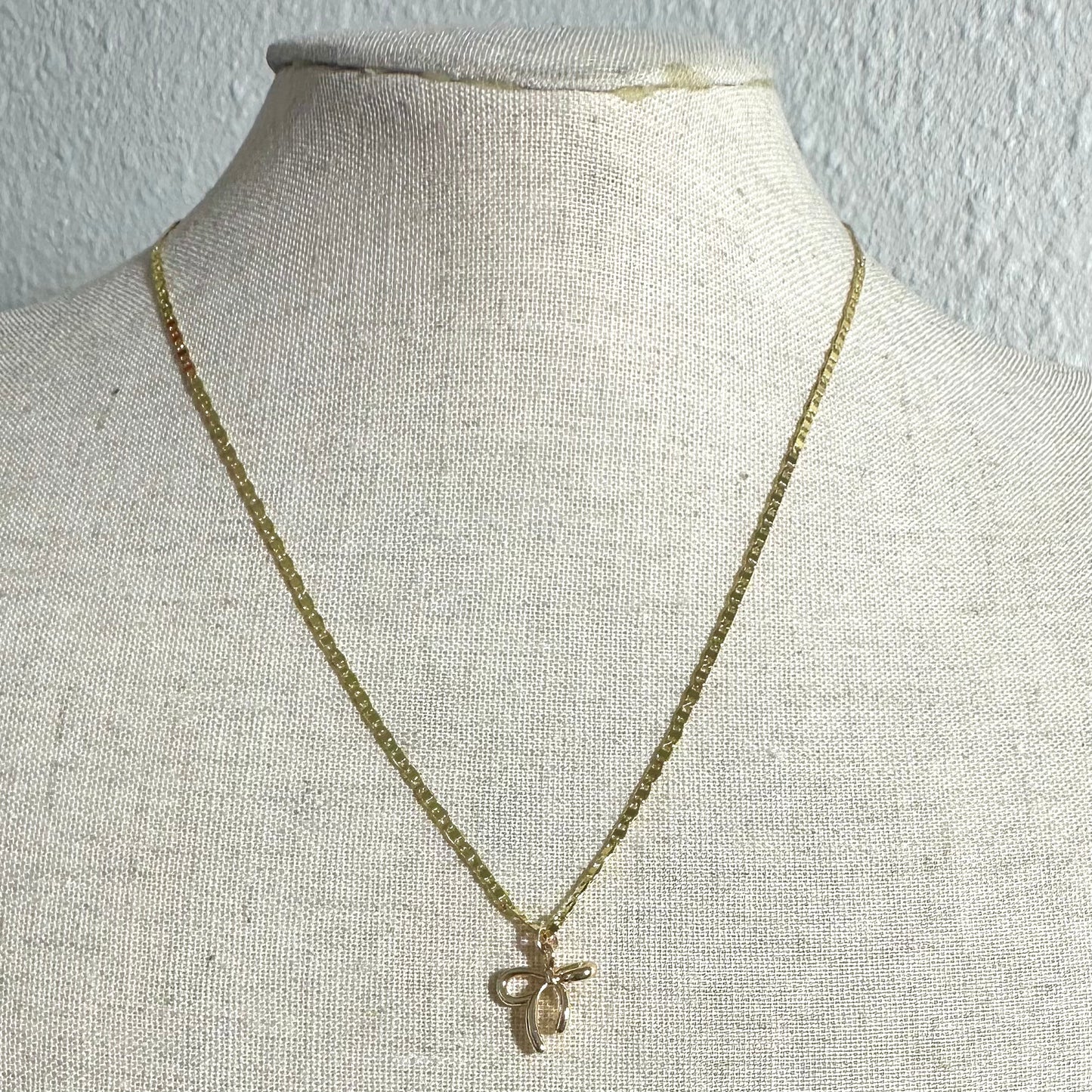 Bowtie Pendant Necklace | Gold Filled Collection by Bella Adornia