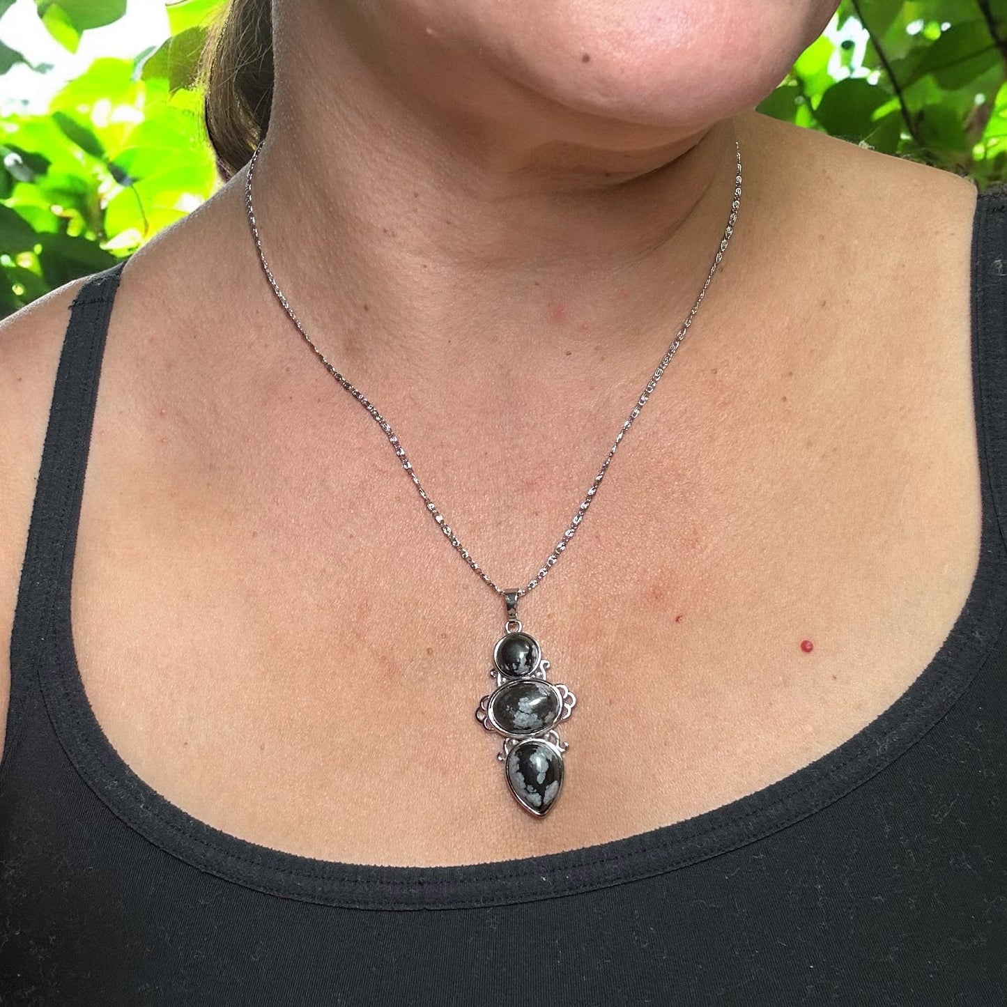 Trinity Gemstone Necklace | Gemstone Collection by Bella Adornia