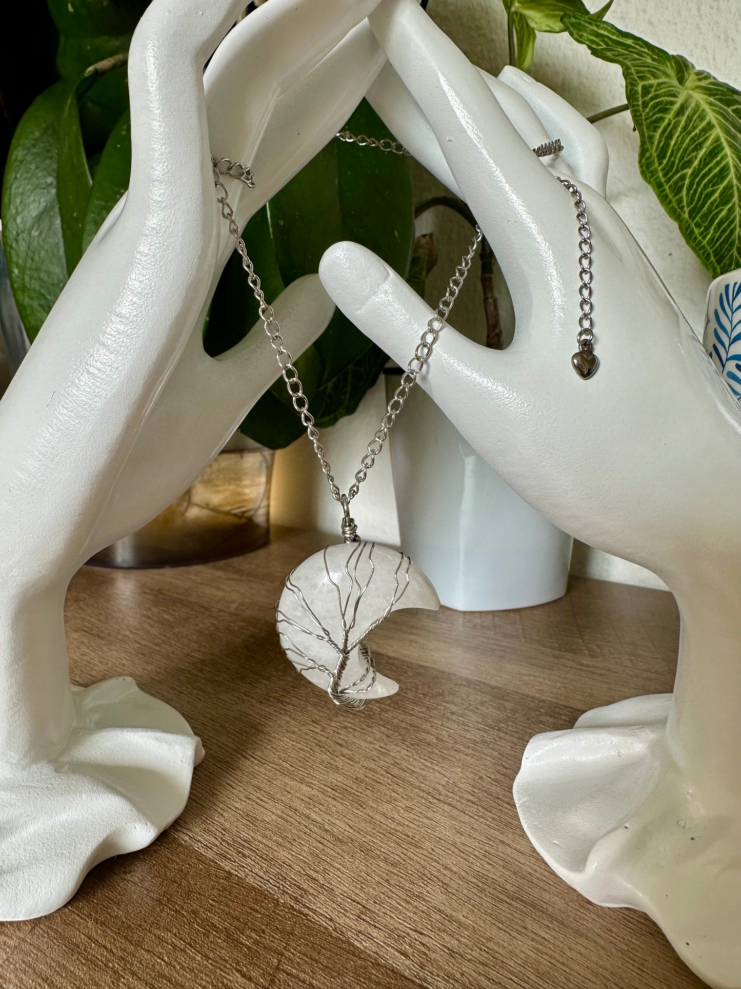 Moonlit Whispers Necklace | Gemstone Collection by Bella Adornia