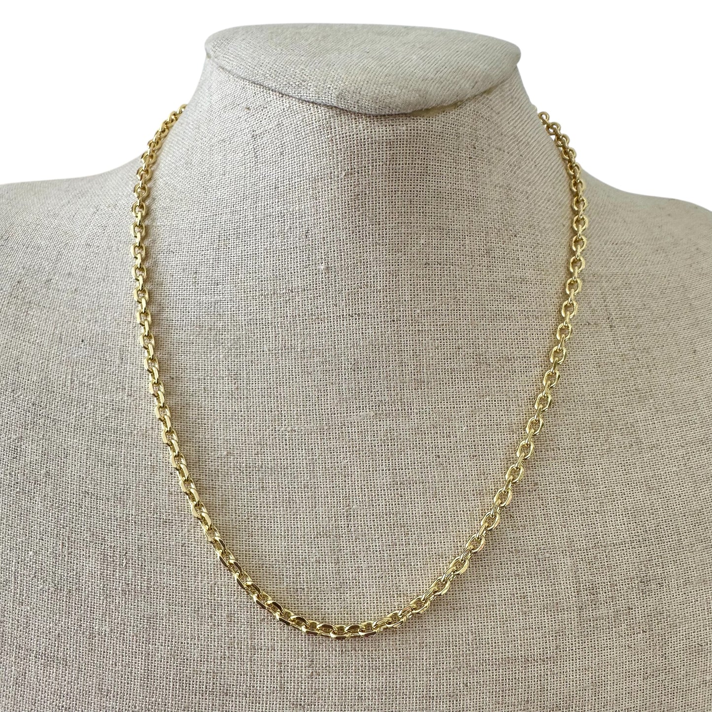 4mm Chain Necklace | Gold Filled Collection by Bella Adornia