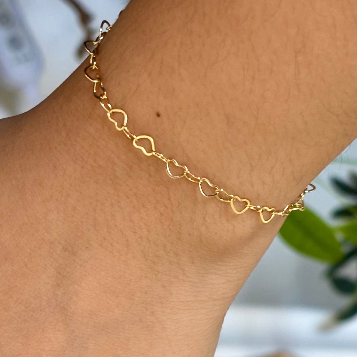 Love Chain Bracelet | Gold Filled Collection by Bella Adornia
