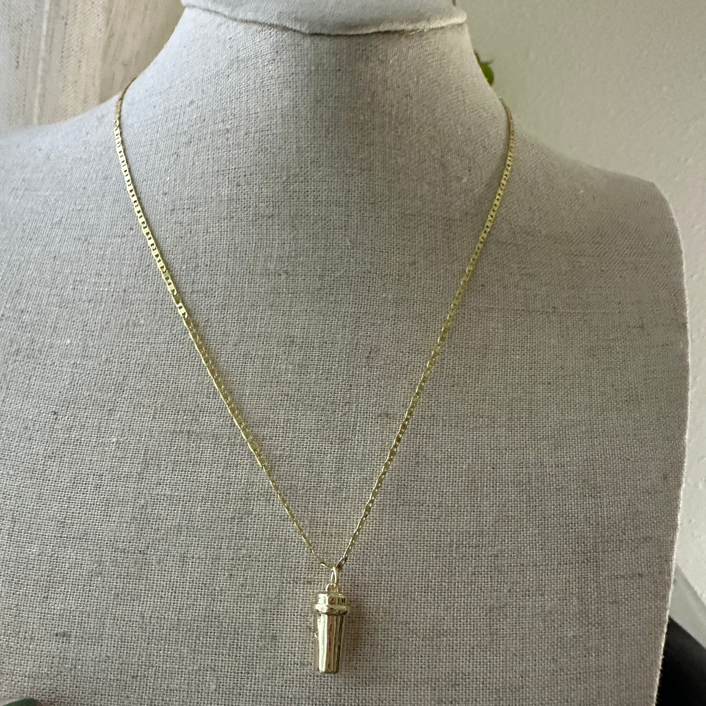 Coffee Pendant Necklace | Gold Filled Collection by Bella Adornia