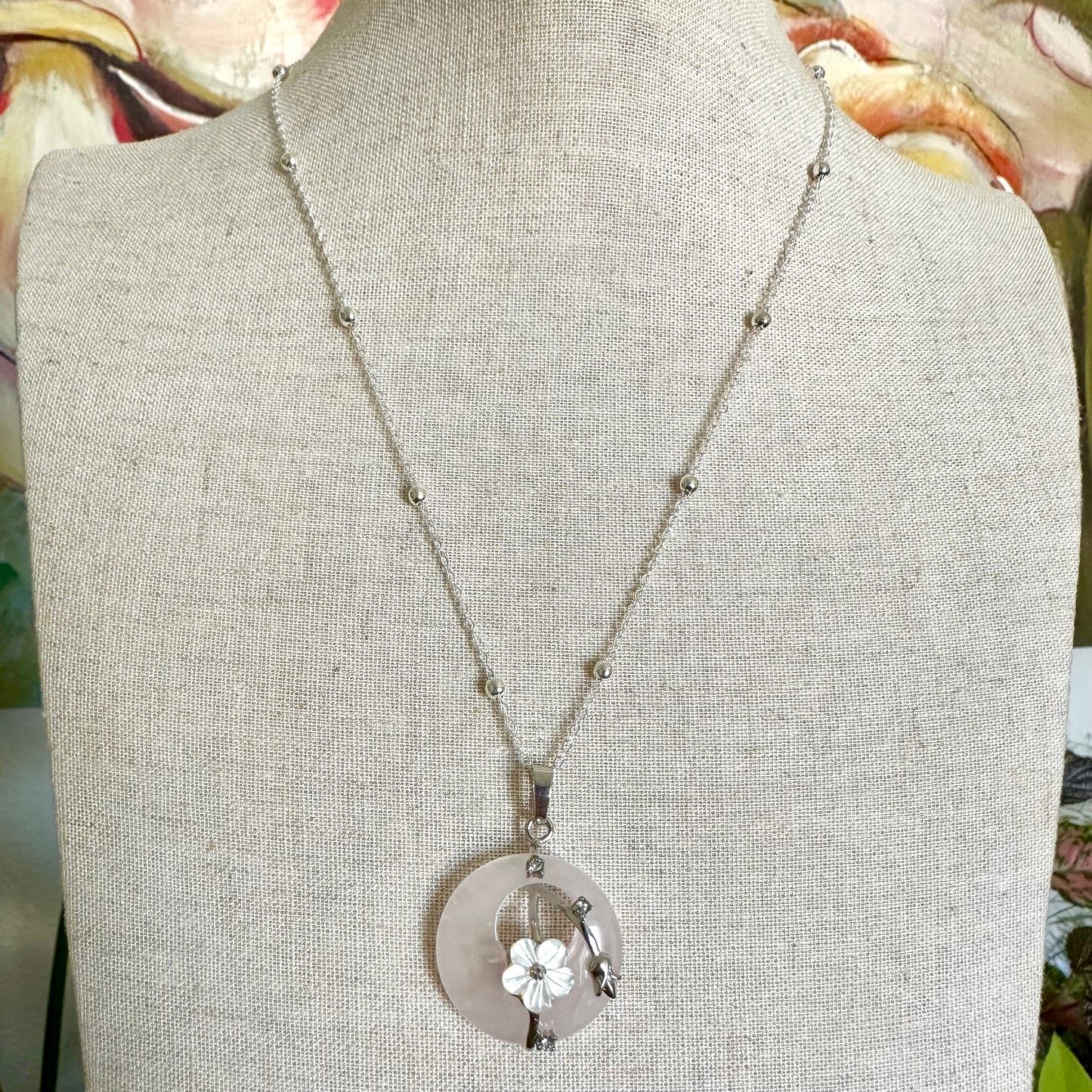 Celestial Bloom Gemstone Necklace