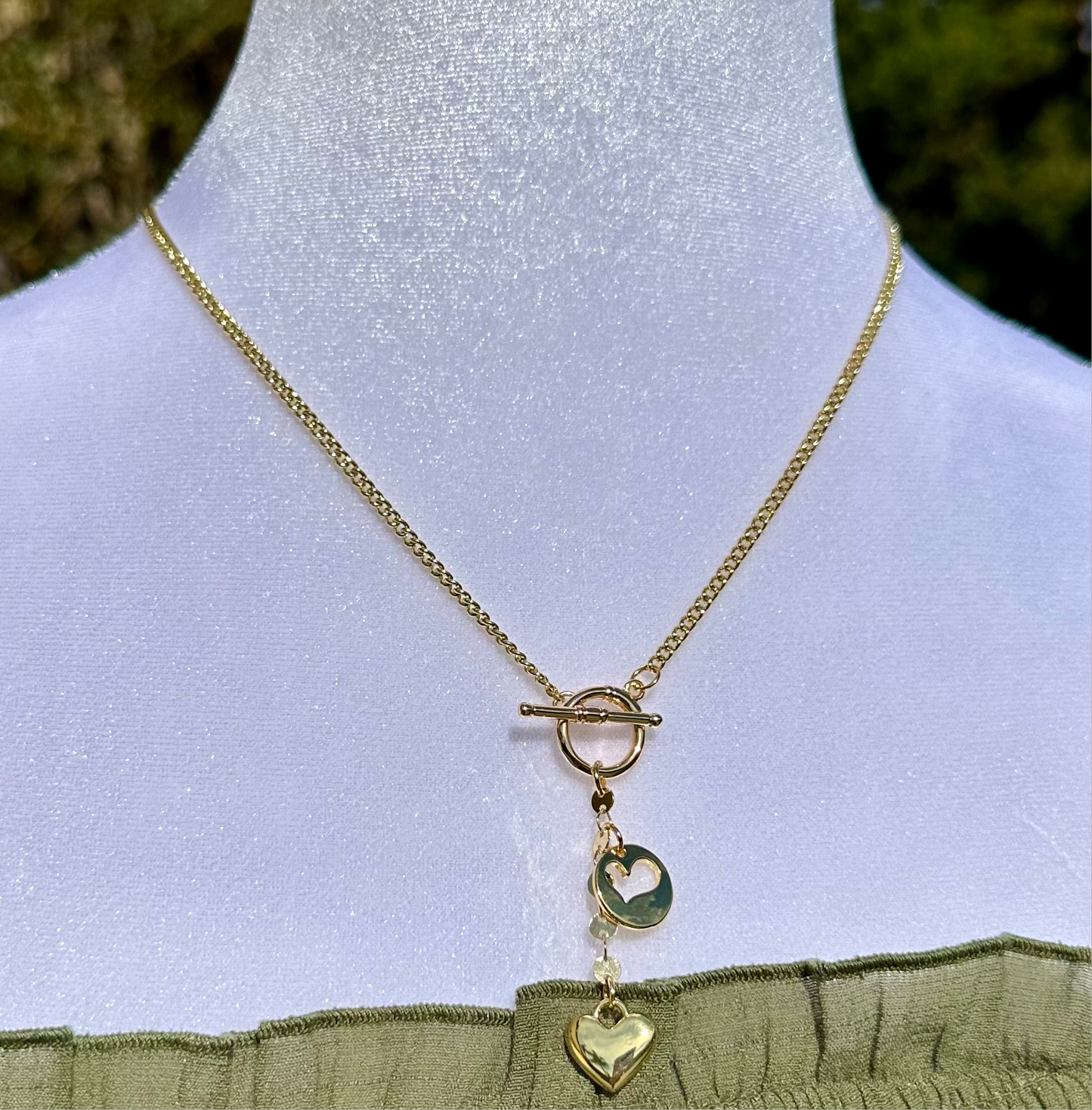 Love Bomb Lariat | Gold Filled Necklace Collection by Bella Adornia