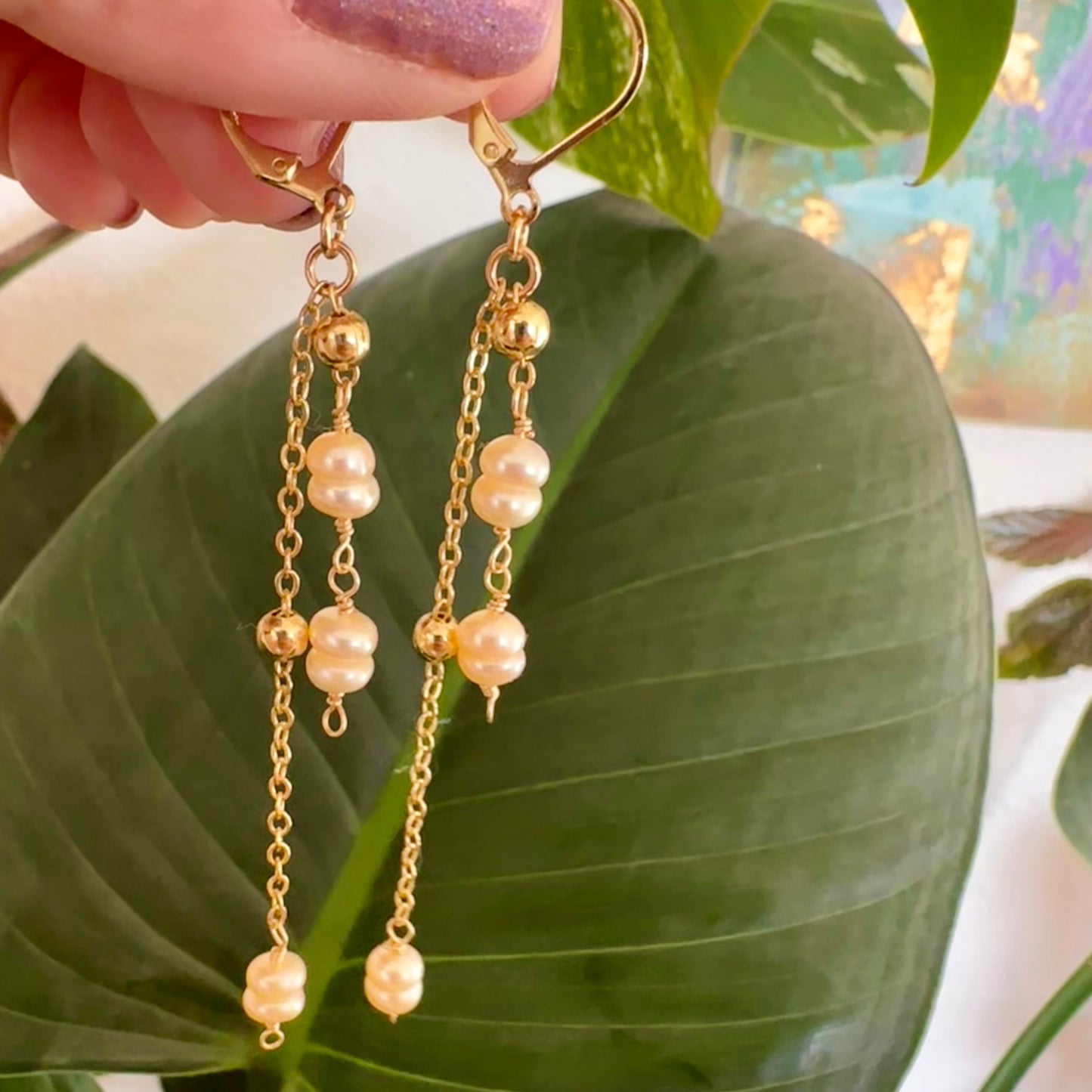 Golden Hour Grace Earrings | Gold Filled Earrings Collection by Bella Adornia