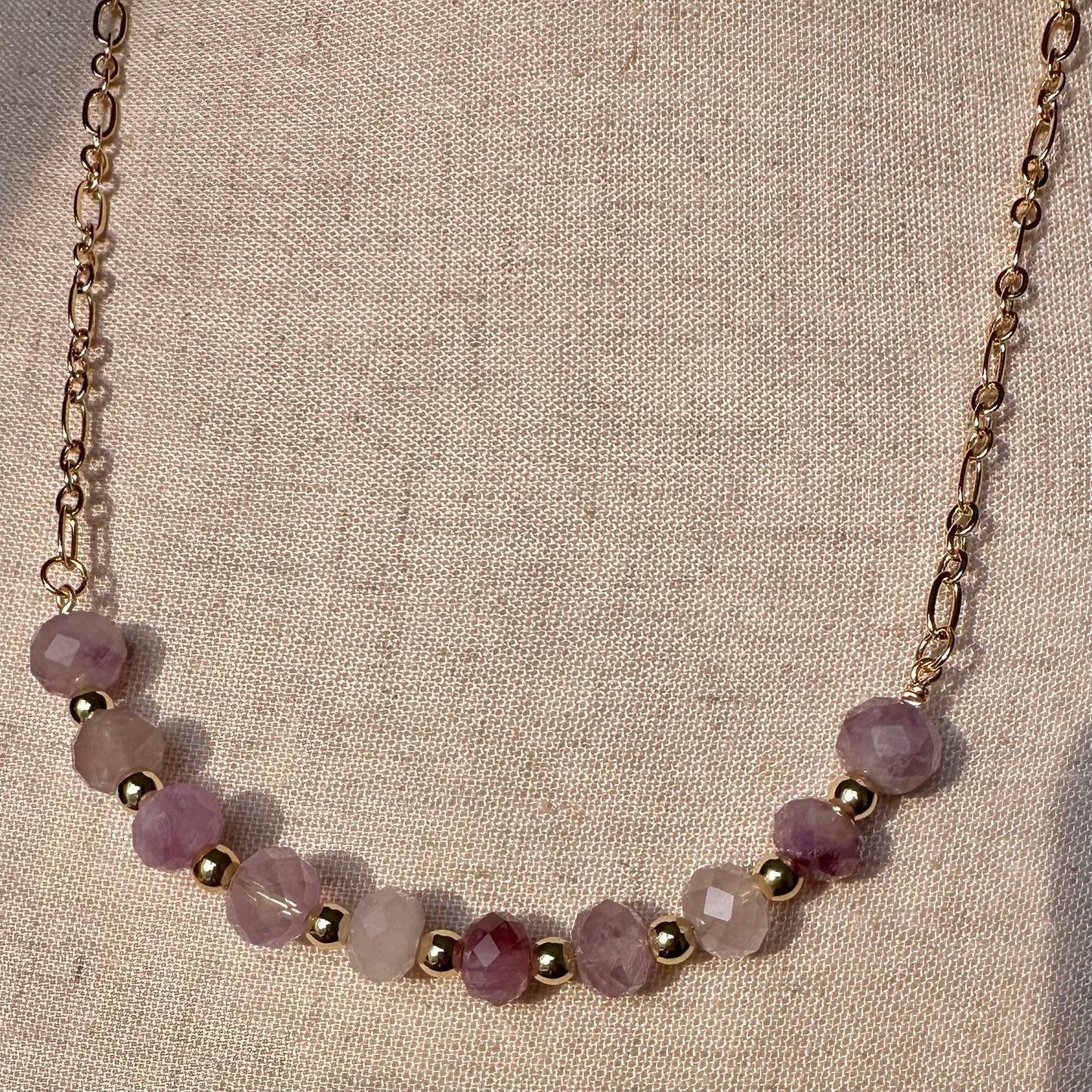 Amethyst Horizon Necklace | Bella Adornia Gemstone Collection