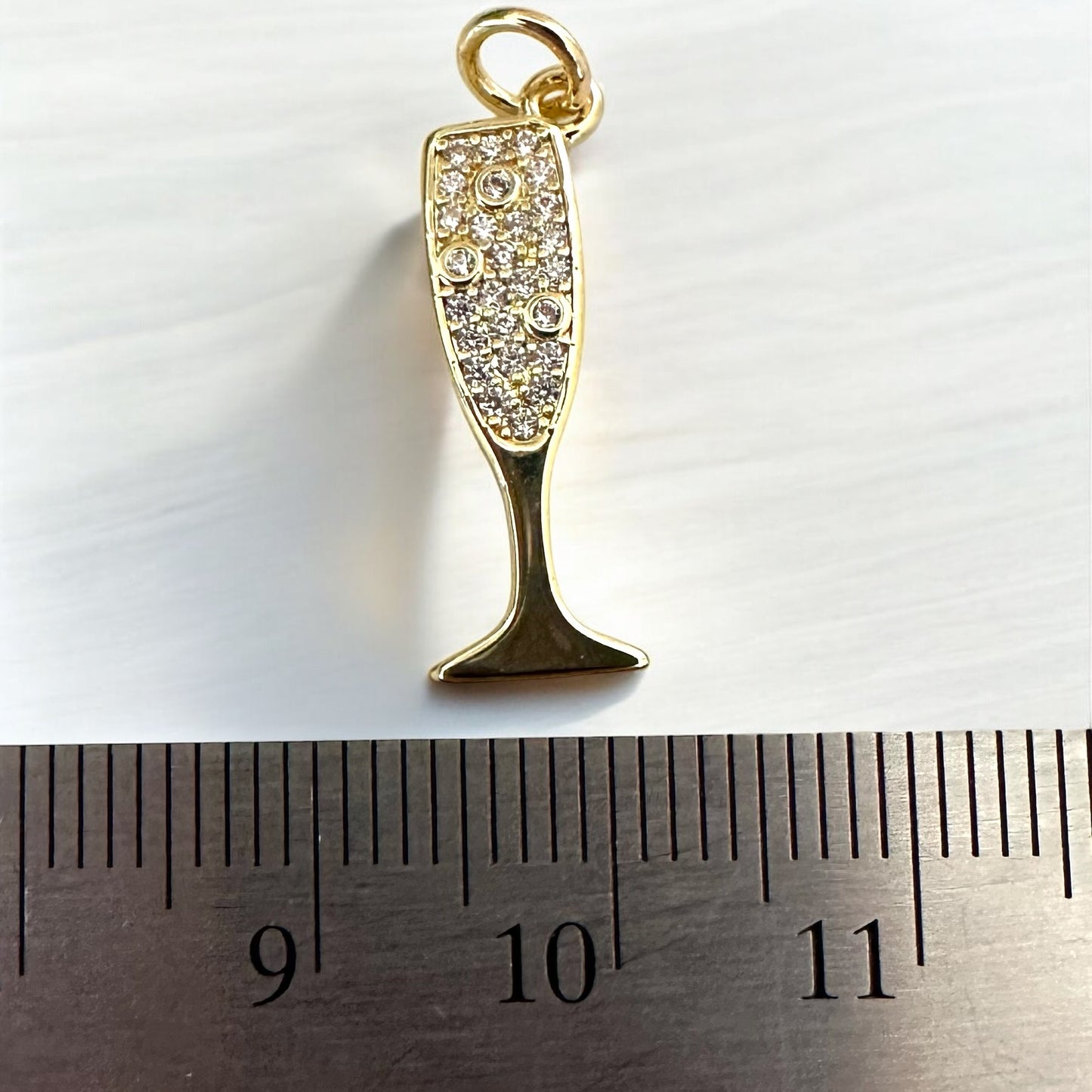 Champagne Flute Pendant | Gold Filled Pendant Collection