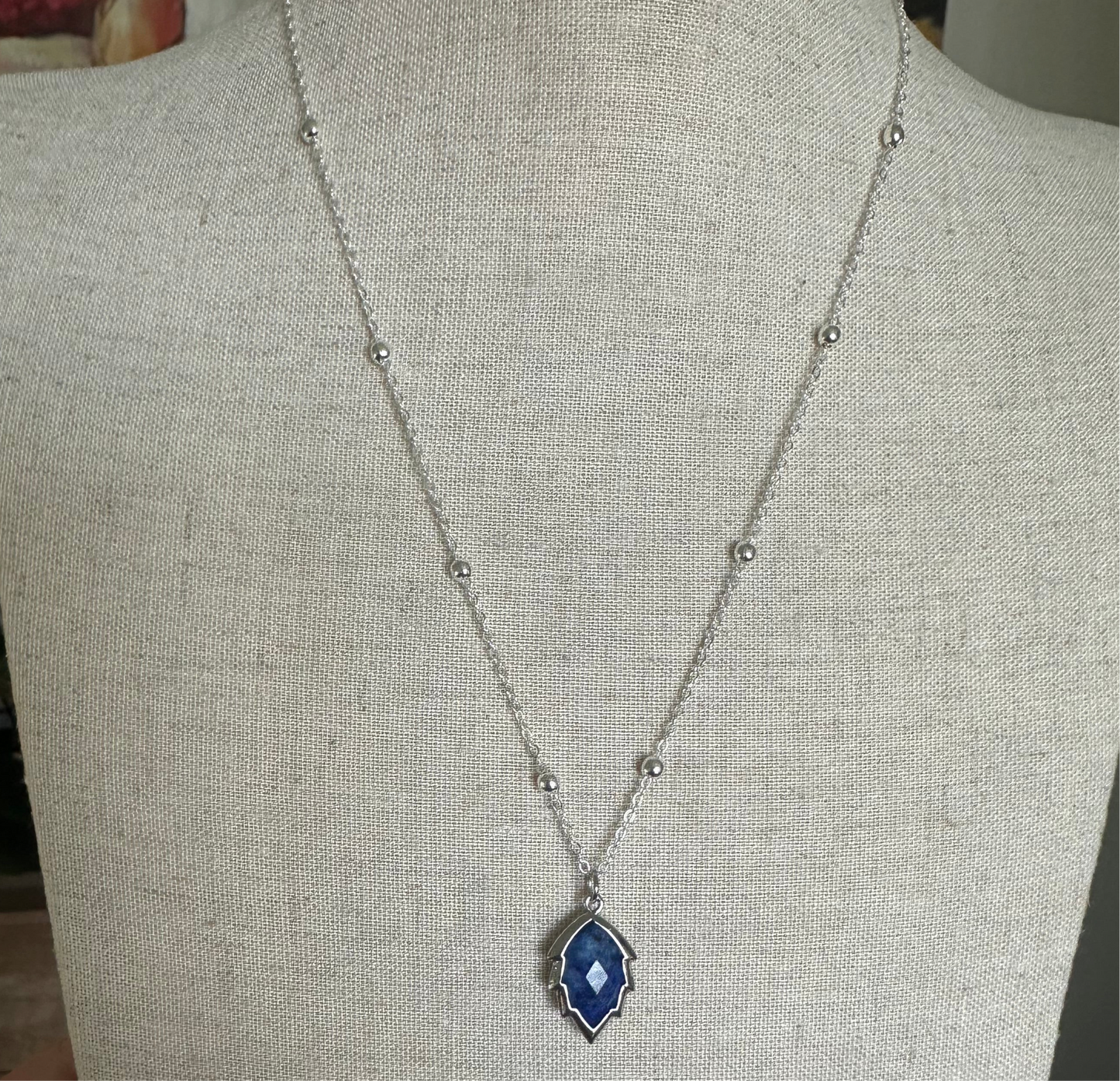 Mystic Leaf Pendant Necklace | Gemstone Collection by Bella Adornia