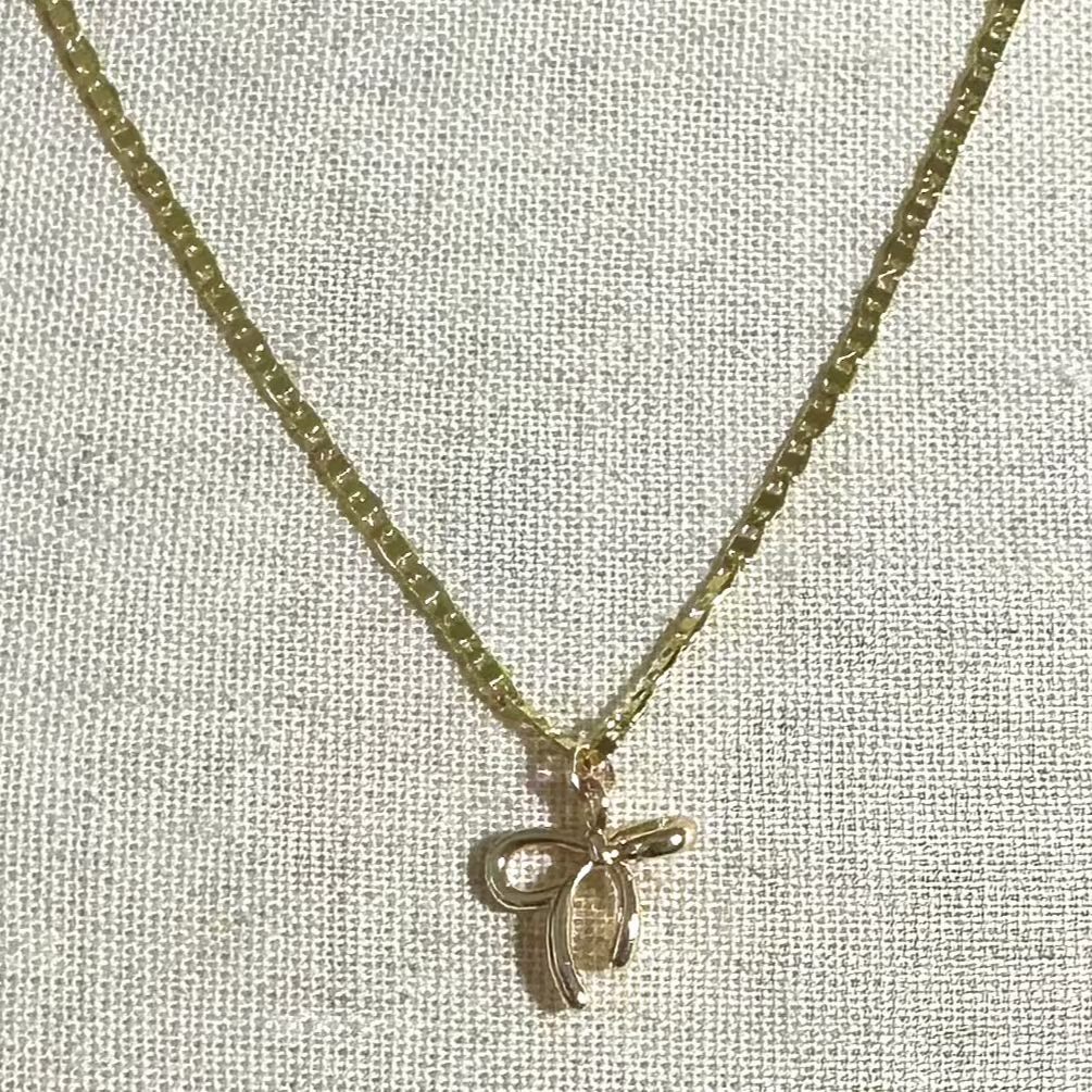 Bowtie Pendant Necklace | Gold Filled Collection by Bella Adornia