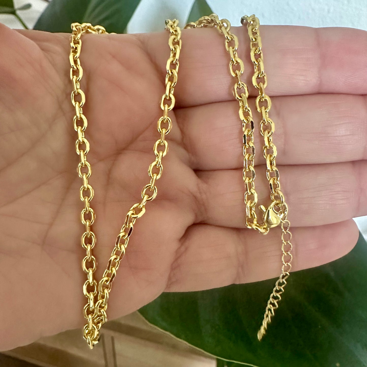 4mm Chain Necklace | Gold Filled Collection by Bella Adornia
