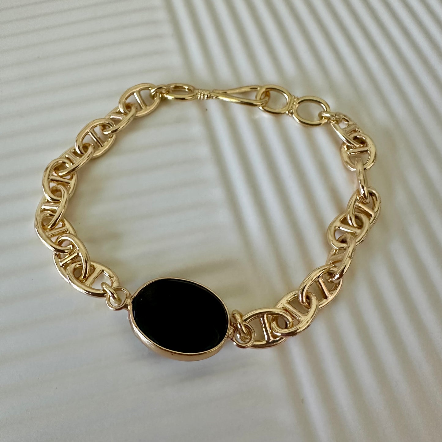 Black Tide Bracelet | Gold-Filled Collection by Bella Adornia