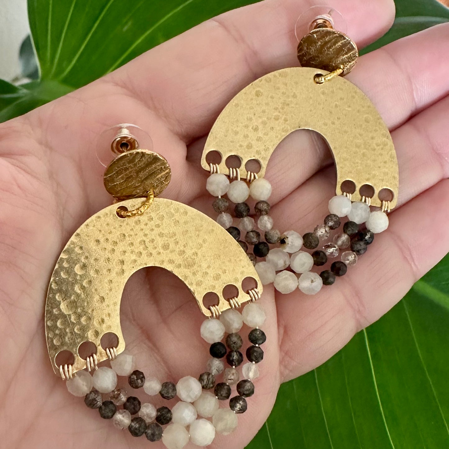 Celestial Arches | Gemstone Earrings Collection by Bella Adornia