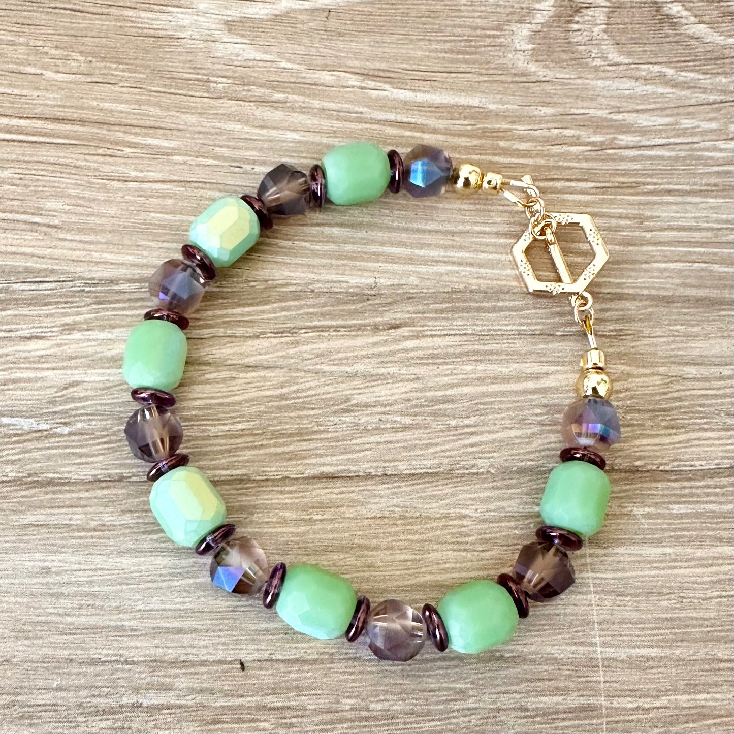 Mint Mirage Bracelet | Bella Adornia Crystal Collection