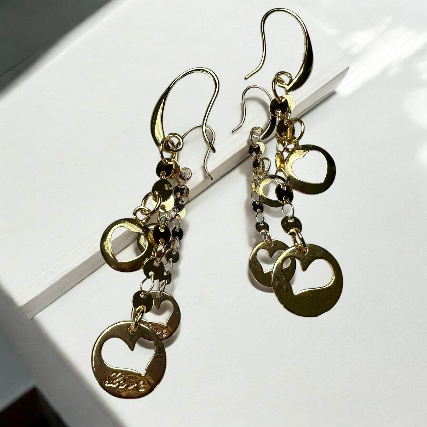 Double Love Earrings | Gold Filled Collection by Bella Adornia