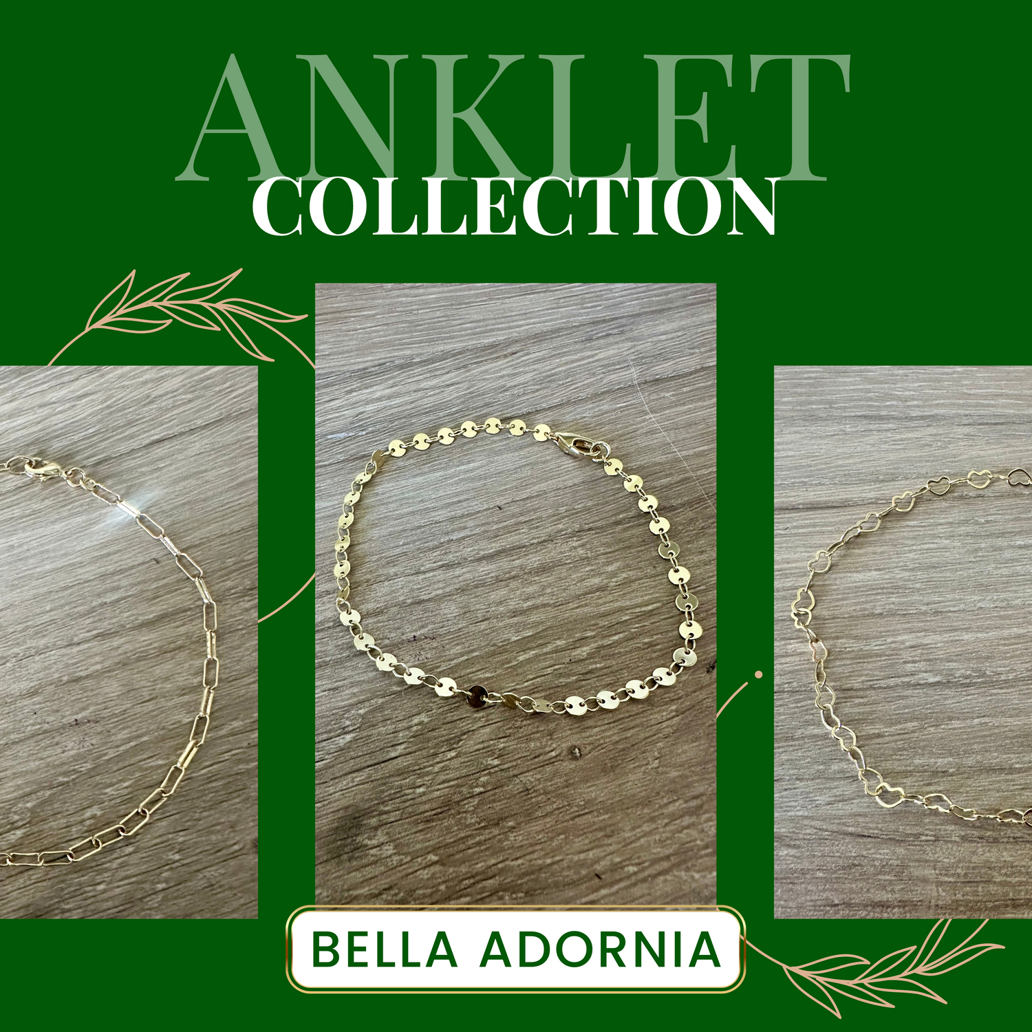 Anklets by Bella Adornia