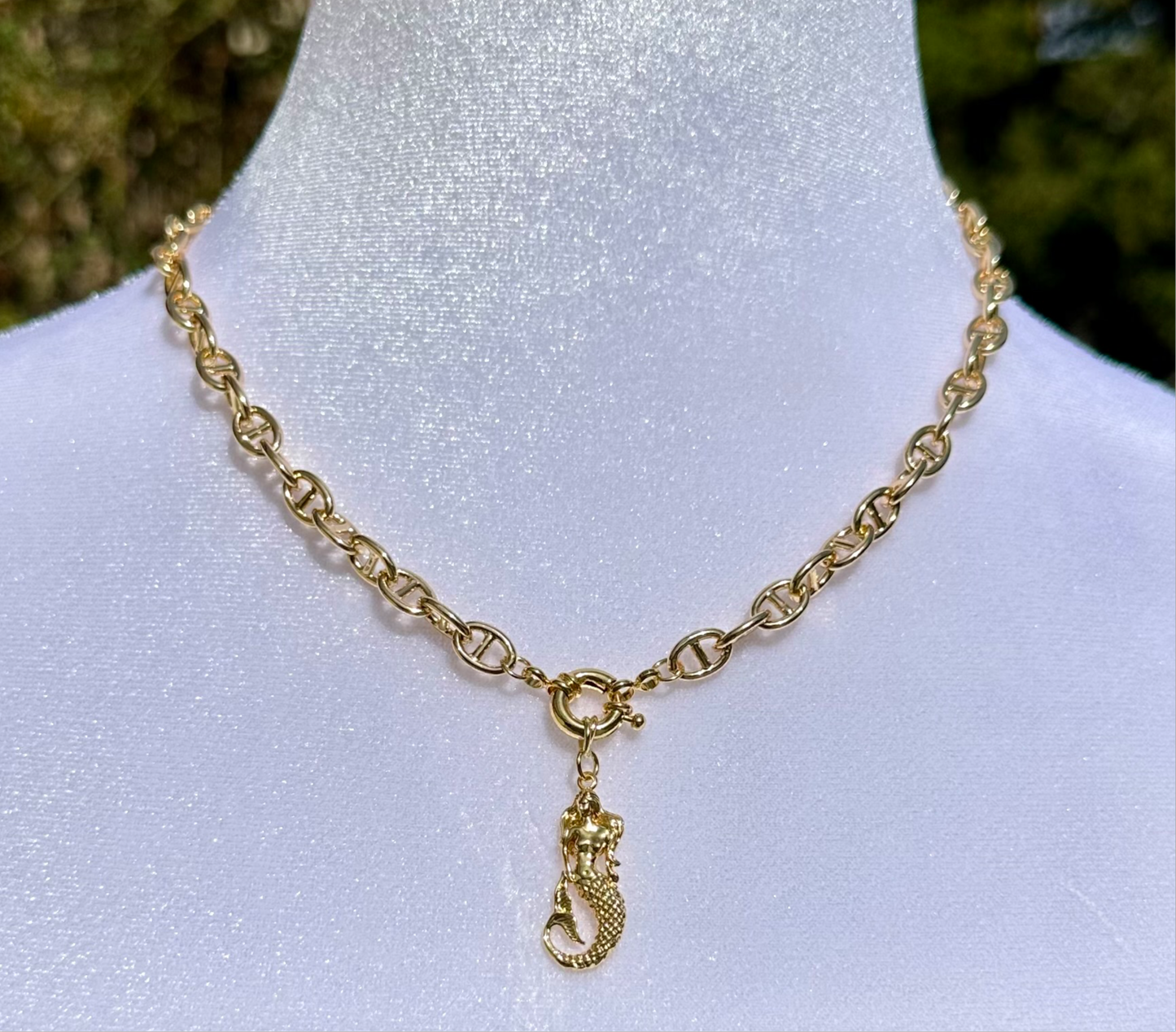 Golden Siren Nautical Necklace | Gold Filled Necklace Collection by Bella Adornia