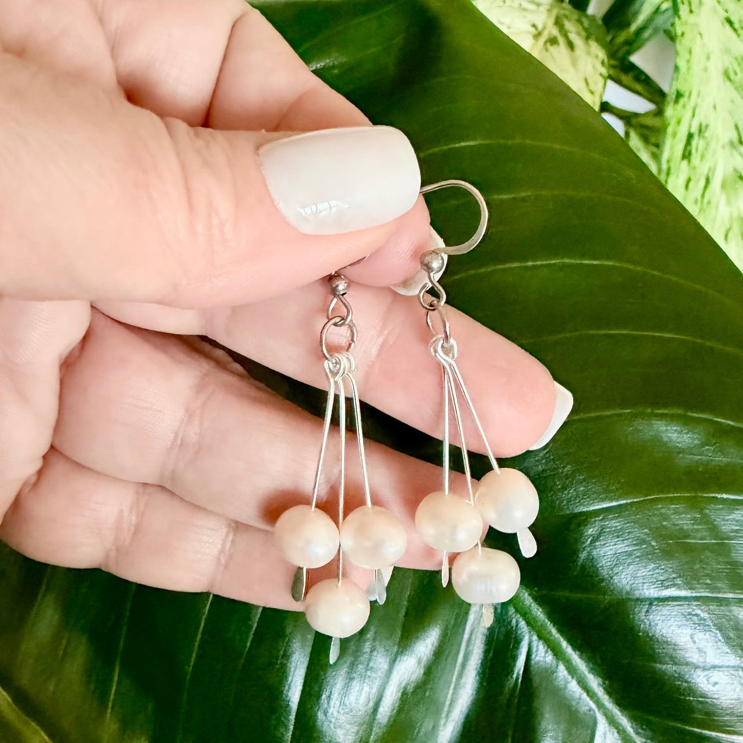 Pearl Elegance Earrings | Stainless Steel Collection
