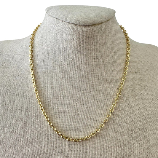 4mm Chain Necklace | Gold Filled Collection by Bella Adornia