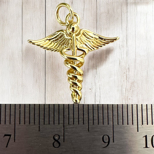 Caduceus Pendant | Gold Filled Pendant Collection
