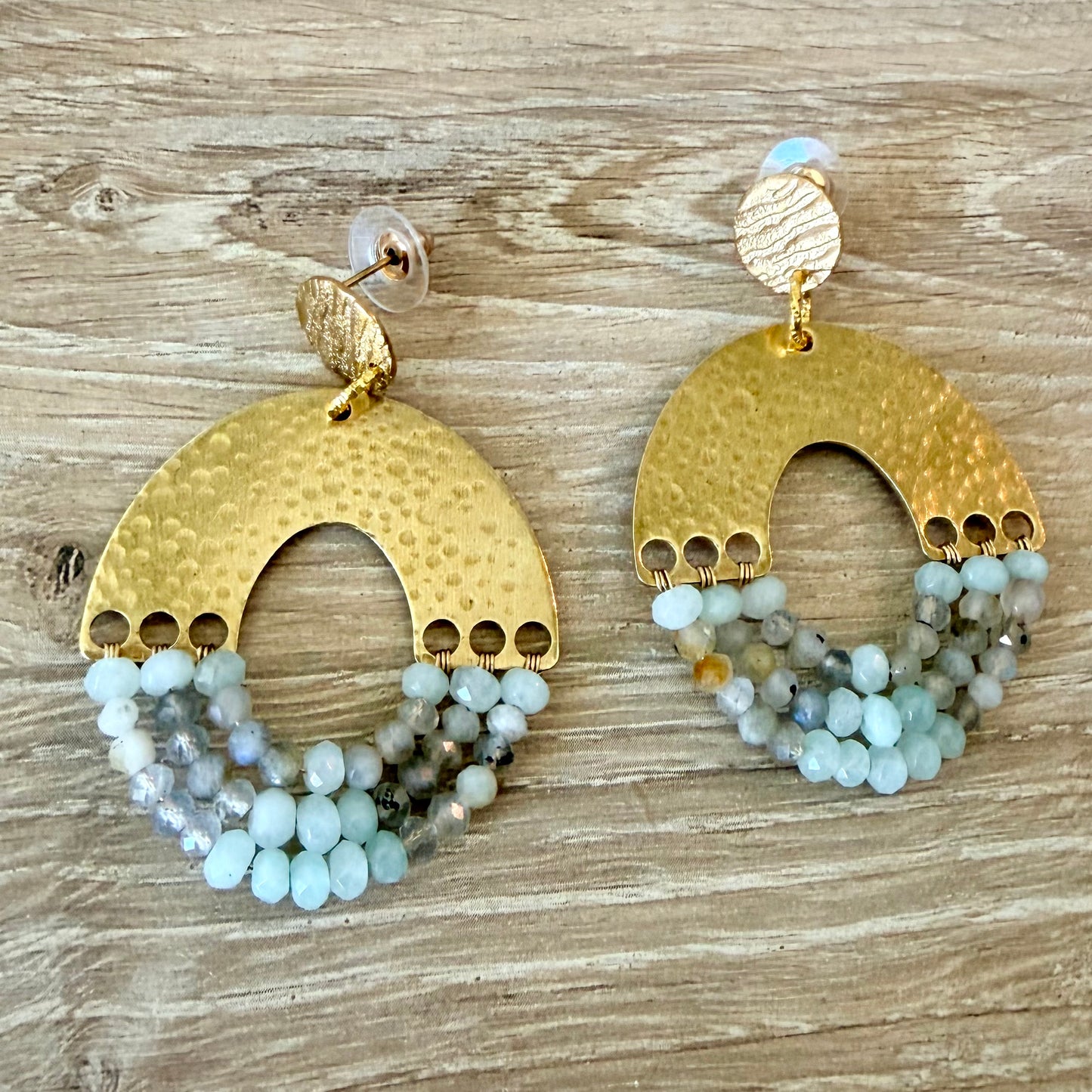 Celestial Arches | Gemstone Earrings Collection by Bella Adornia