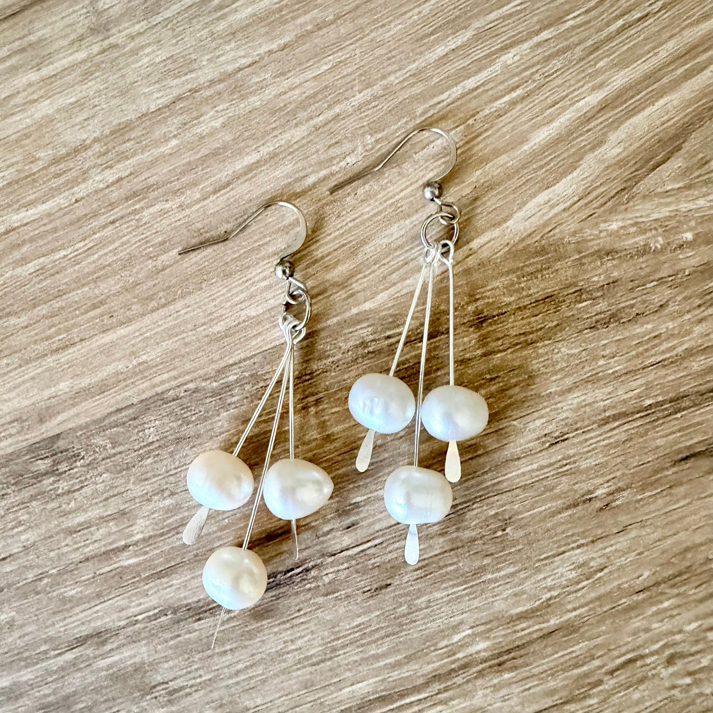 Pearl Elegance Earrings | Stainless Steel Collection