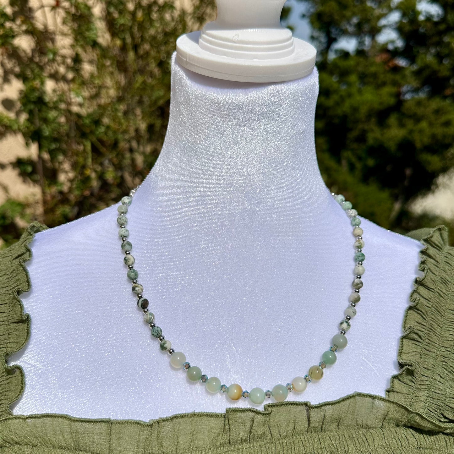 Serene Agate | Gemstone Necklace Collection by Bella Adornia