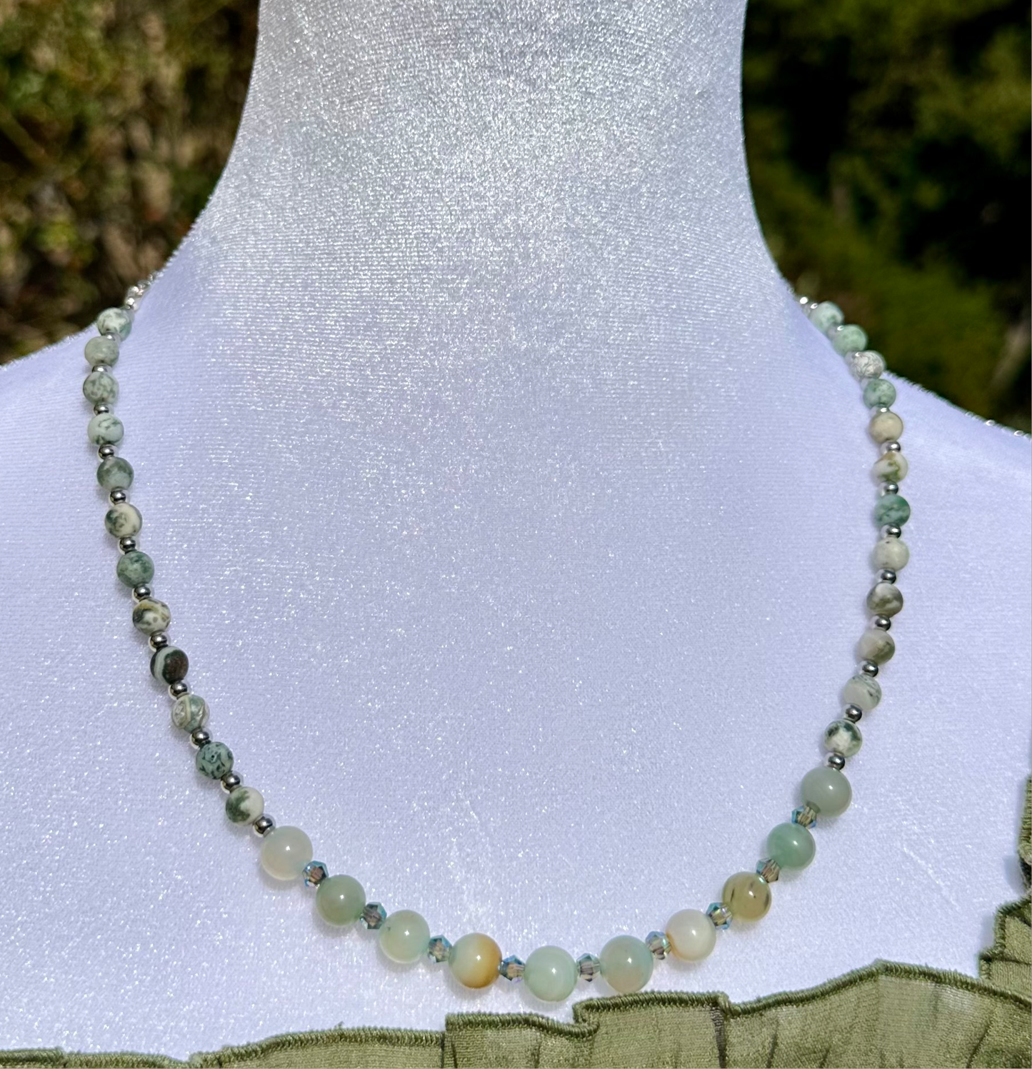 Serene Agate | Gemstone Necklace Collection by Bella Adornia