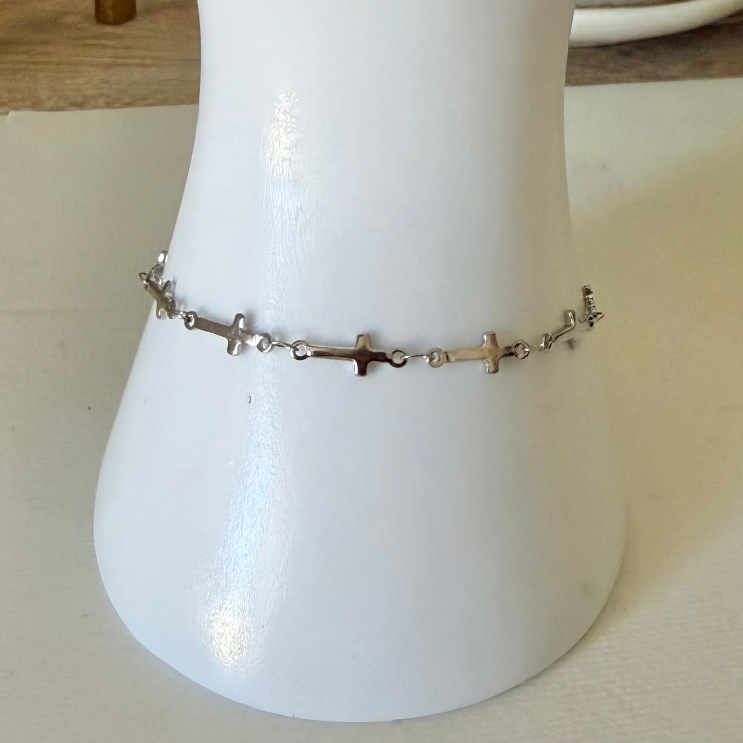 Cross Chain Bracelet | Stainless Steel Collection
