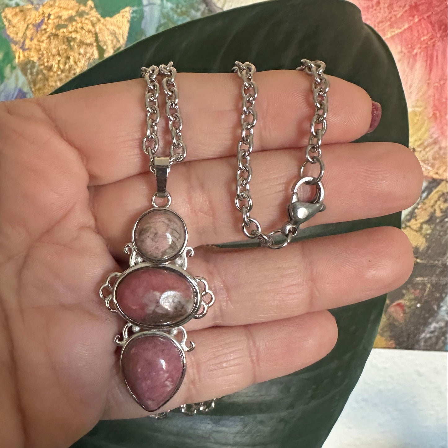 Trinity Gemstone Necklace | Gemstone Collection by Bella Adornia