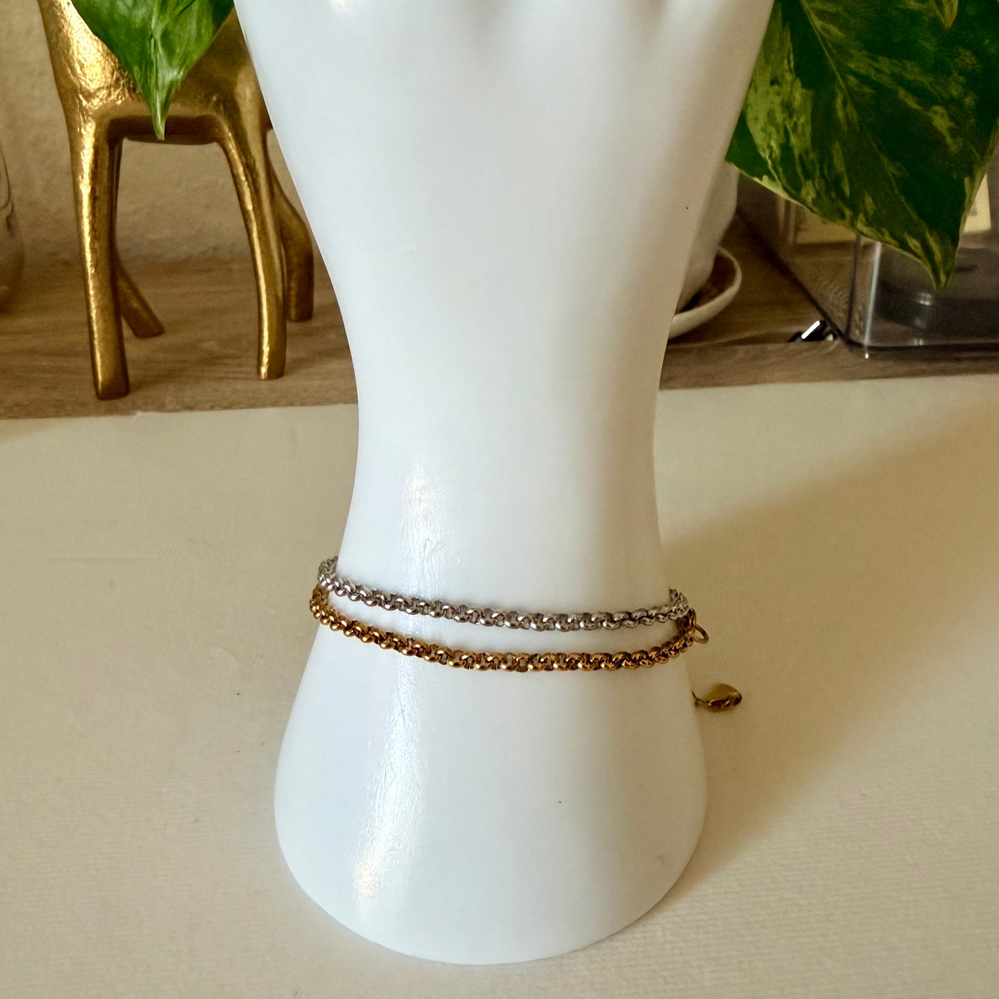 Rolo Chain Bracelet | Stainless Steel Collection