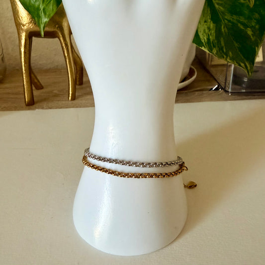 Rolo Chain Bracelet | Stainless Steel Collection