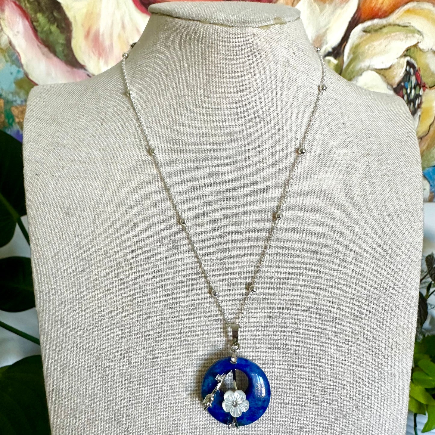Celestial Bloom Gemstone Necklace