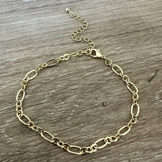 Oval Chain Bracelet | Gold Filled Collection by Bella Adornia