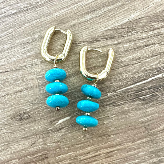 Element Charm Earrings | Gemstone Collection