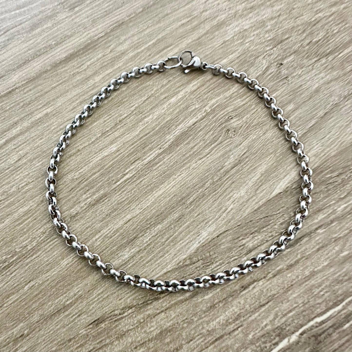 SS Rolo Chain Bracelet | Stainless Steel Collection by Bella Adornia