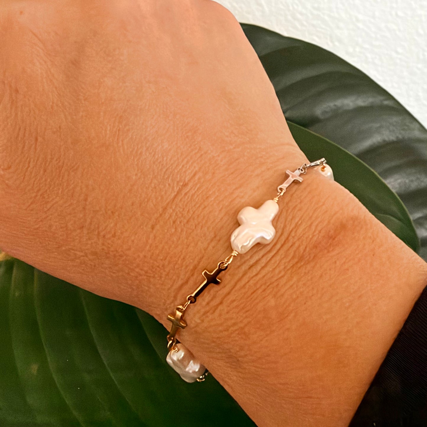 Sanctuary Pearl Bracelet | Mixed Metal Collection