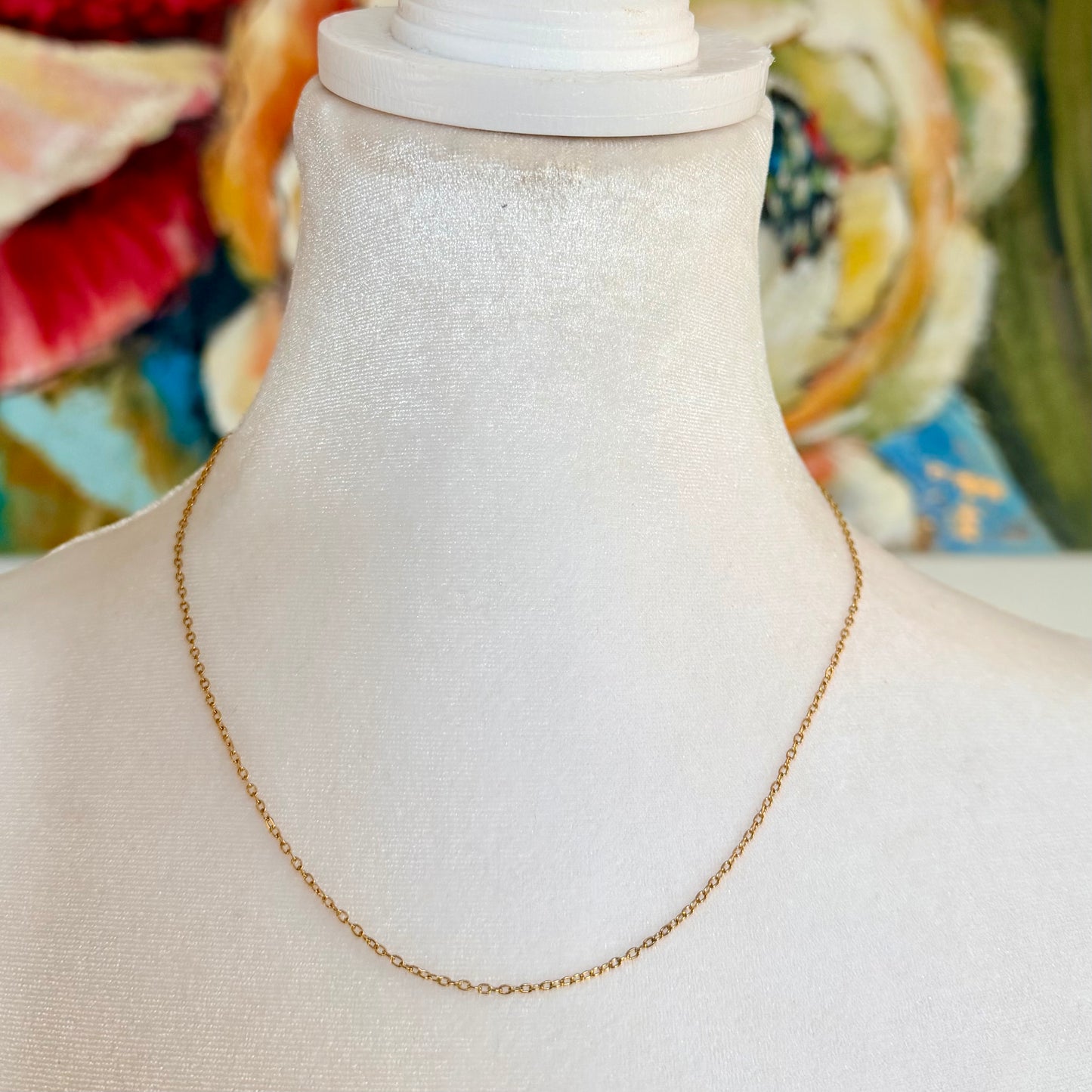 Dainty Micro Chain Necklace | Stainless Steel Collection