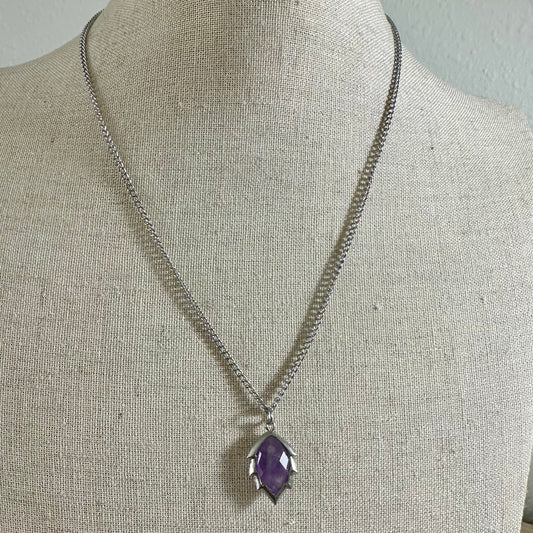 Mystic Leaf Pendant Necklace | Gemstone Collection by Bella Adornia
