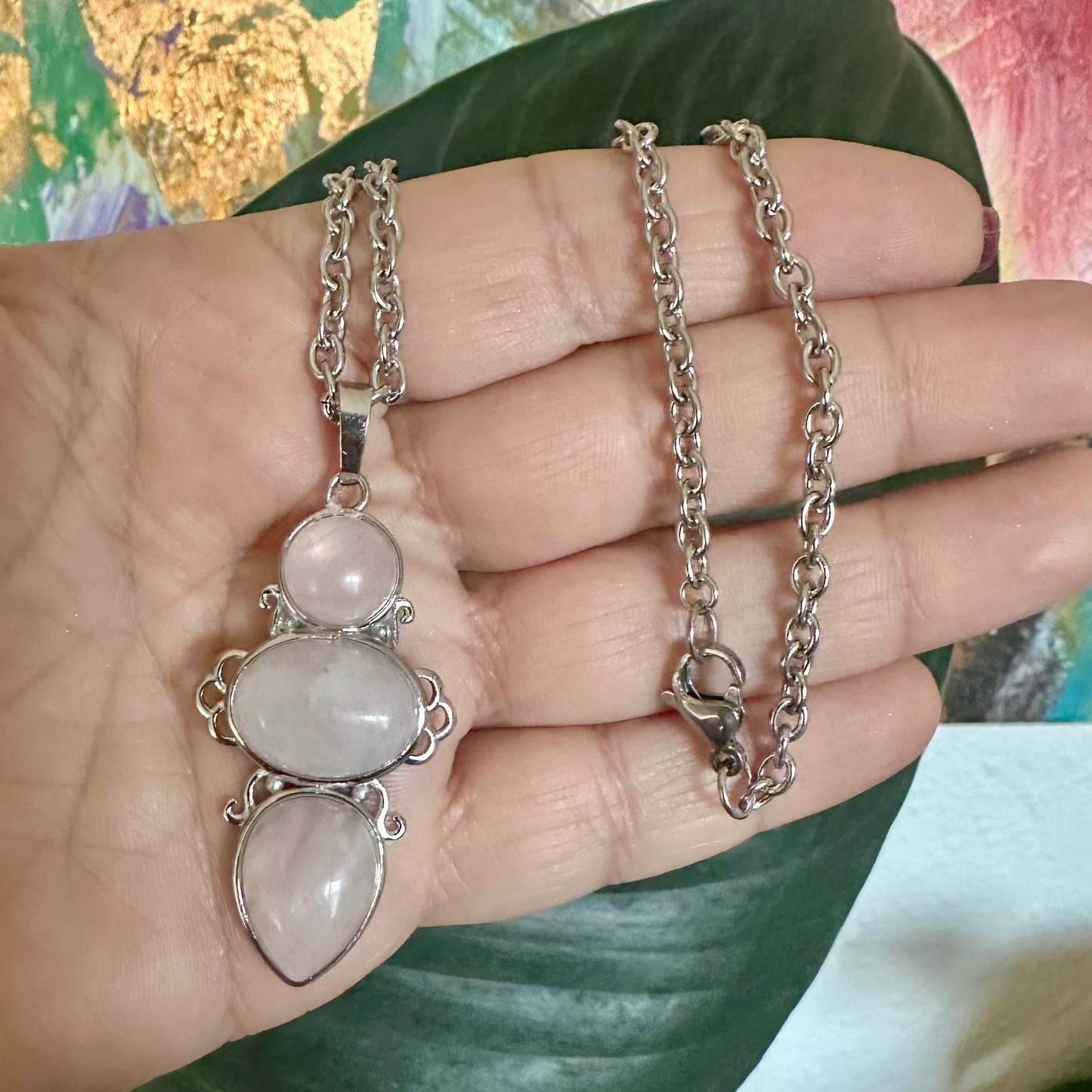 Trinity Gemstone Necklace | Gemstone Collection by Bella Adornia