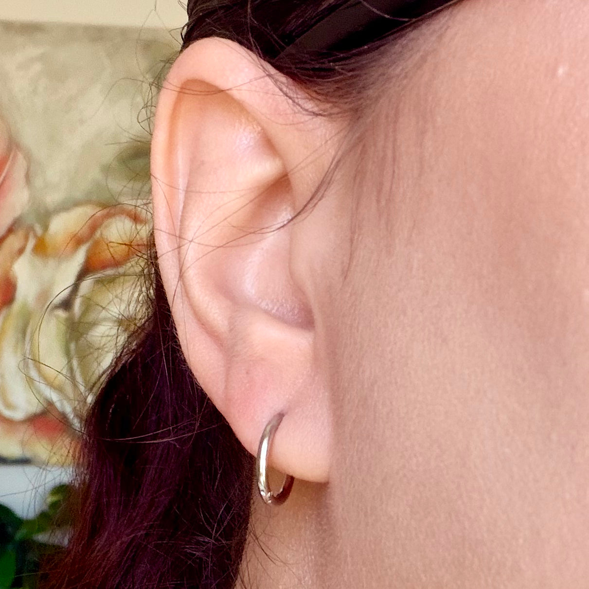 Classic Stainless Steel Huggie Earrings | Stainless Steel Collection