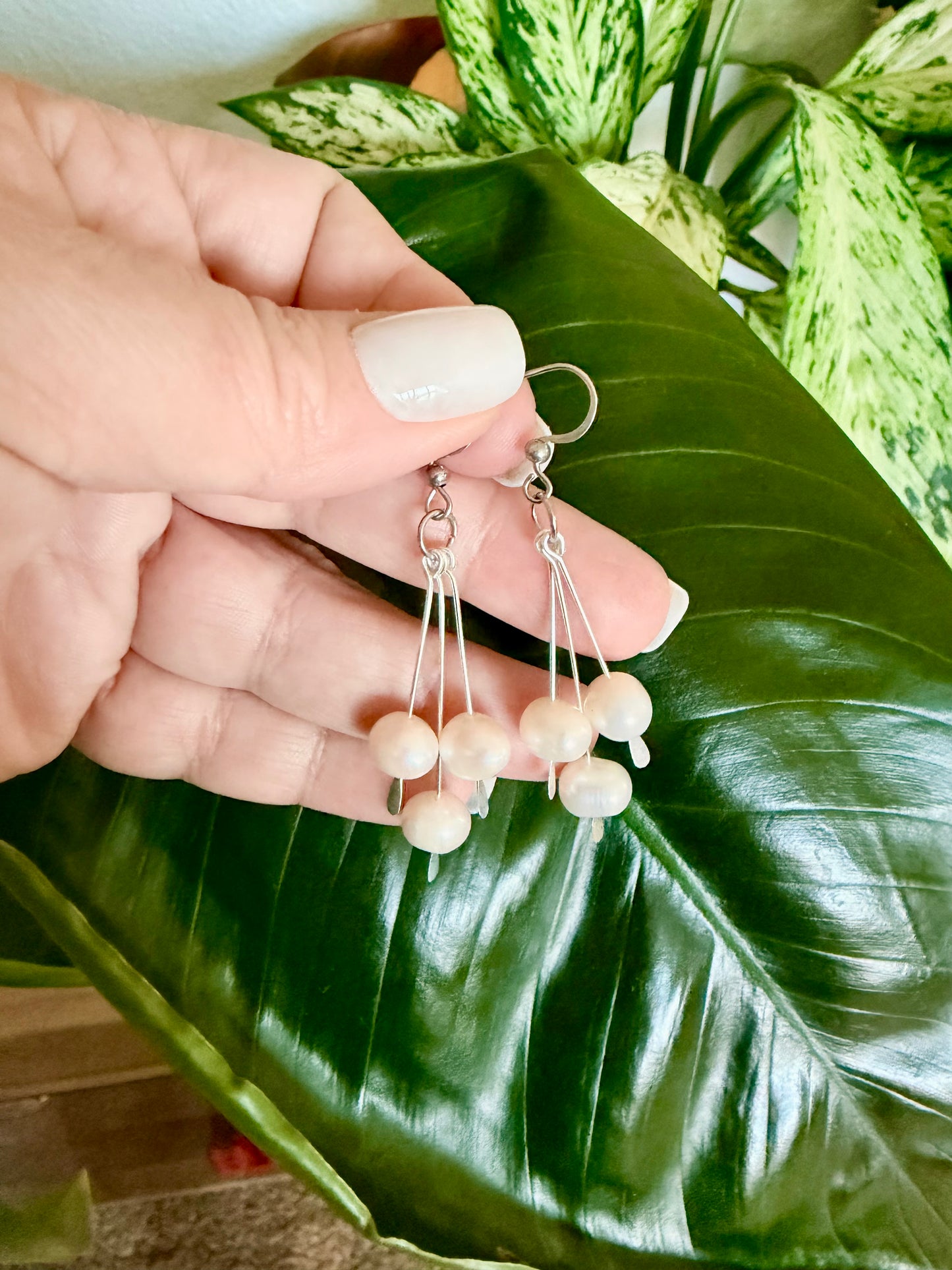 Pearl Elegance Earrings | Stainless Steel Collection