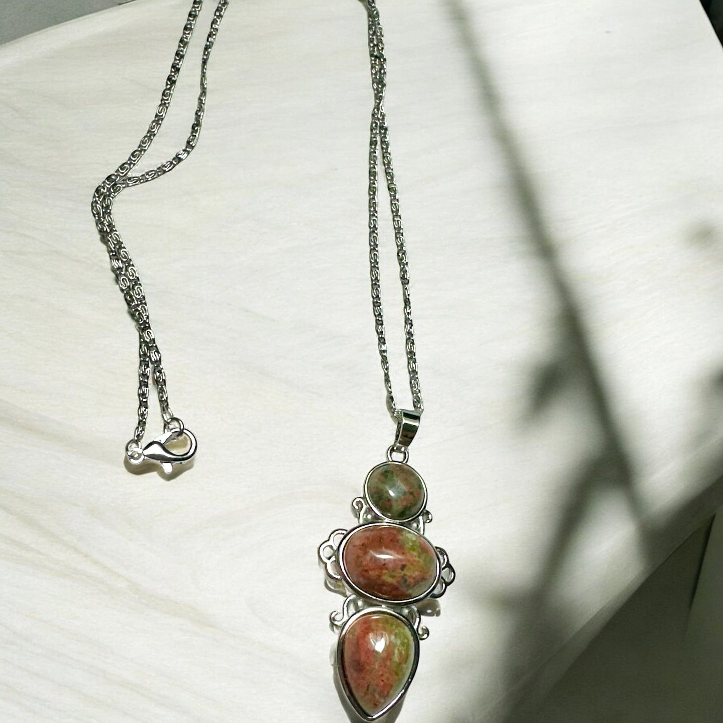 Trinity Gemstone Necklace