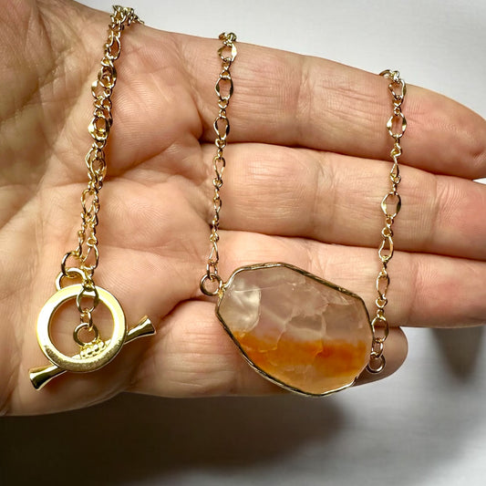 Golden Carnelian Necklace